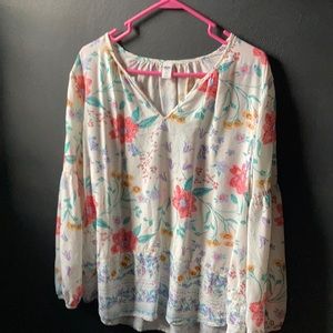 Old Navy . Lightweight, peasant top